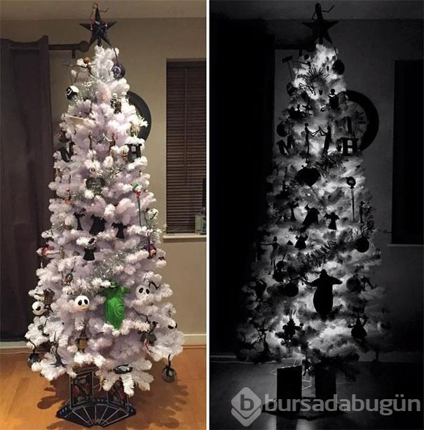 Noel ağaçlarını başka bir seviyeye taşıdılar
