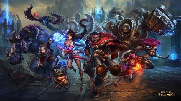 League of Legends karakterlerinin müzik grubu listeleri sallıyor
