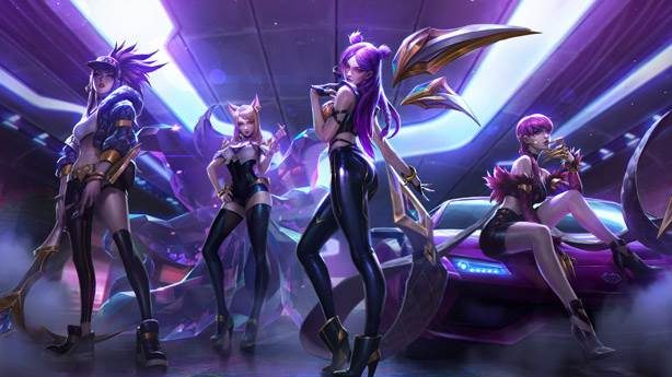 League of Legends karakterlerinin müzik grubu listeleri sallıyor
