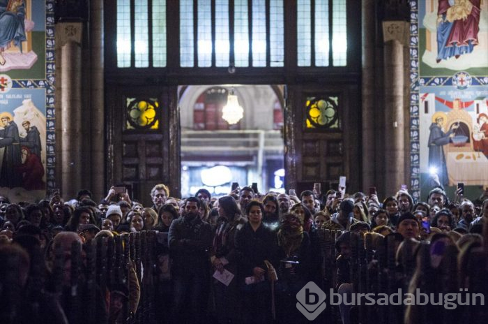 Katolik cemaati Saint Antuan'da Noel'i kutladı
