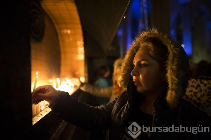 Katolik cemaati Saint Antuan'da Noel'i kutladı
