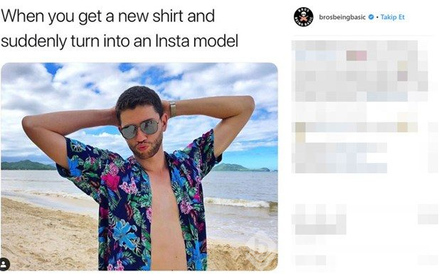 Erkekler Instagram'da kadınlar gibi davranırsa...



