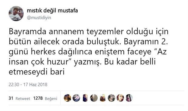 Güldüren tweetler
