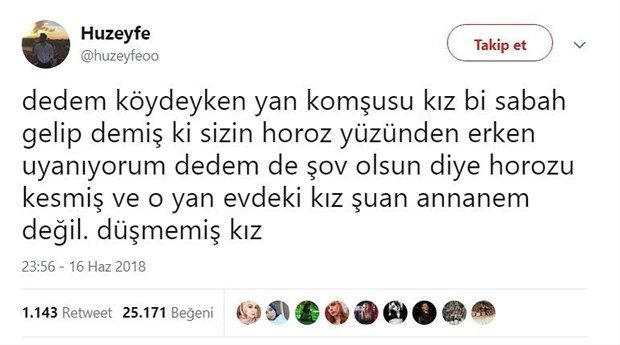 Güldüren tweetler

