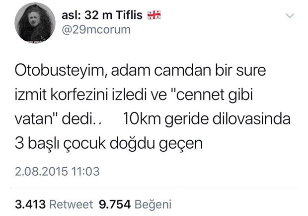 Güldüren tweetler
