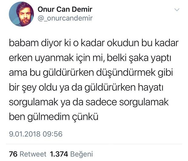 Güldüren tweetler
