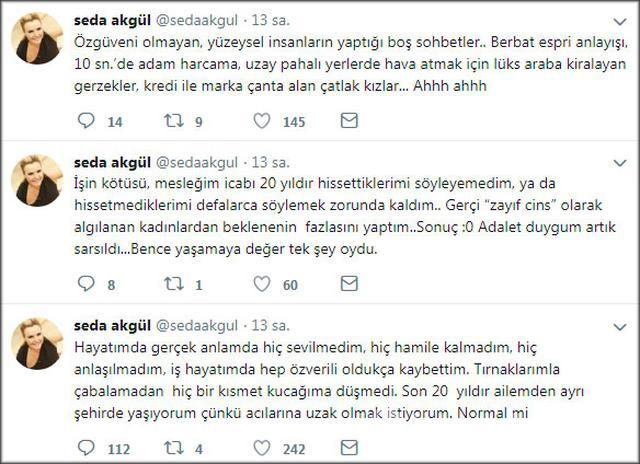 Seda Akgül: Hayatımda hiç sevilmedim
