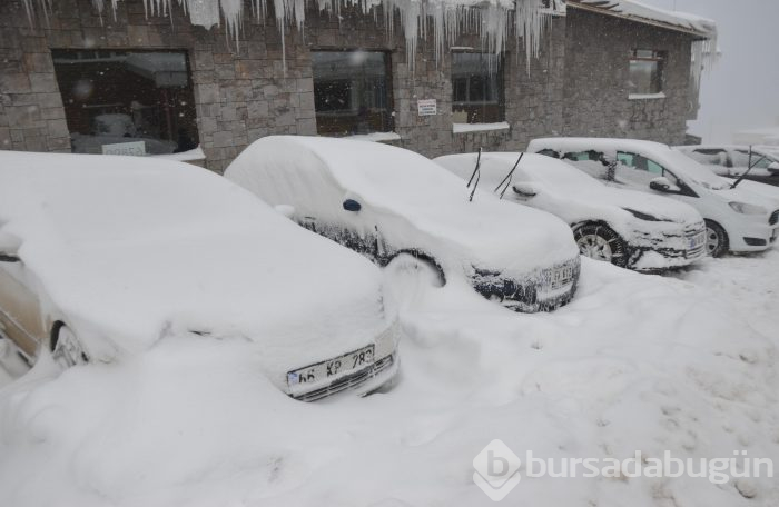 Uludağ'dan kar manzaraları!
