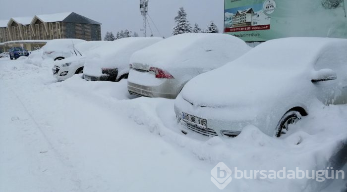 Uludağ'dan kar manzaraları!
