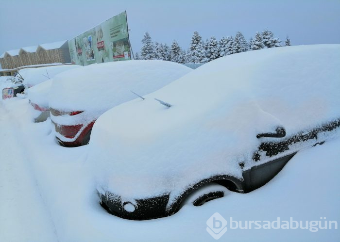 Uludağ'dan kar manzaraları!
