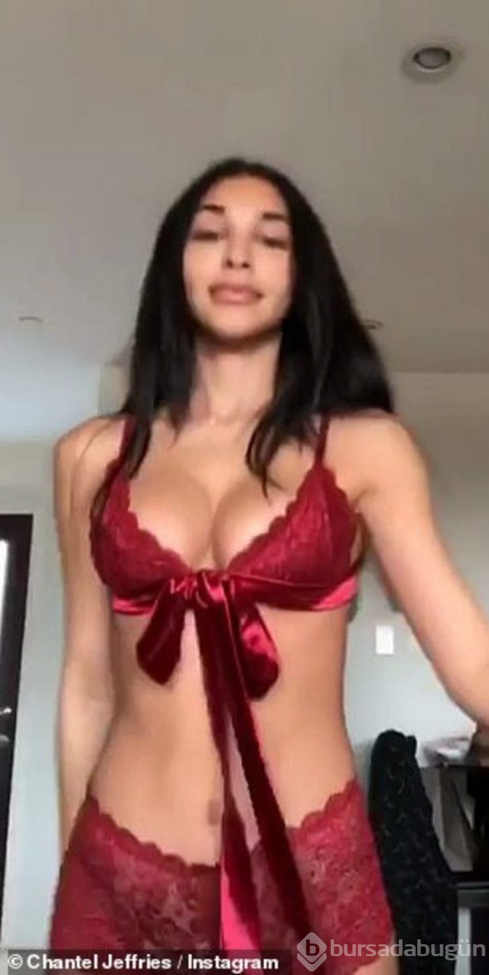 Chantel Jeffries'ten iç çamaşırı şovu
