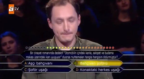 Çıkan cevabı görünce..
