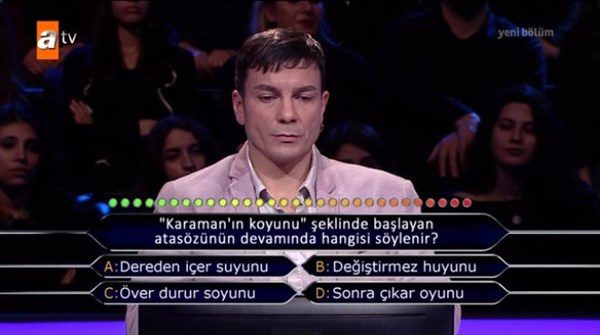 Çıkan cevabı görünce..
