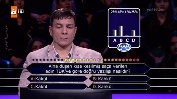 Çıkan cevabı görünce..
