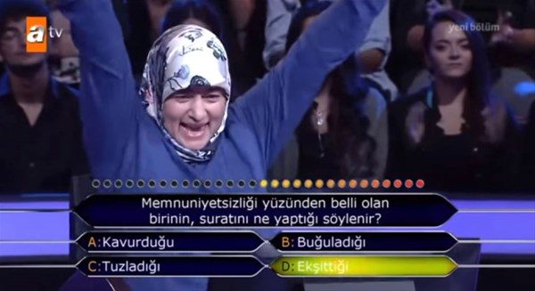 Çıkan cevabı görünce..
