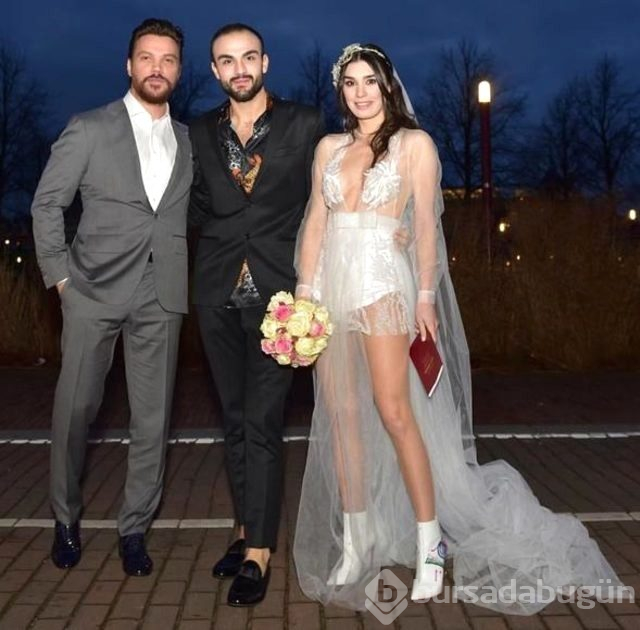 Yurt dışında evlenen Burcu Kıratlı ve Sinan Akçıl'ın nikah görüntüleri ortaya çıktı
