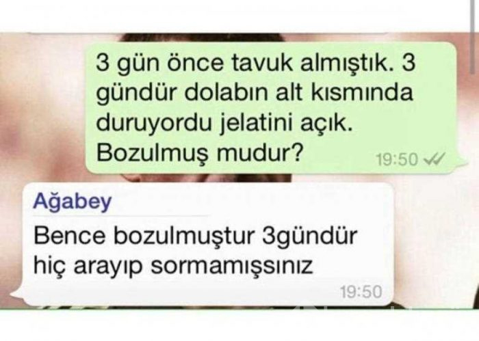 Efsane olan komik mesajlar