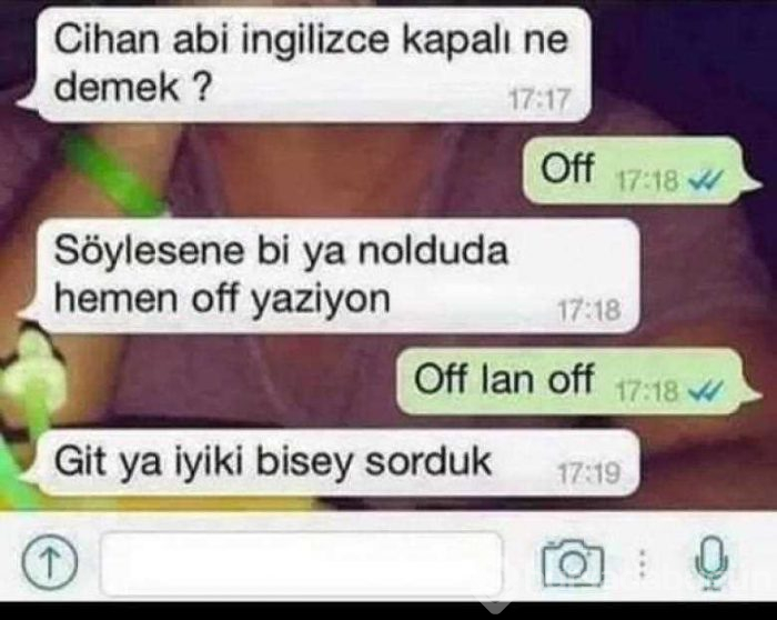 Efsane olan komik mesajlar