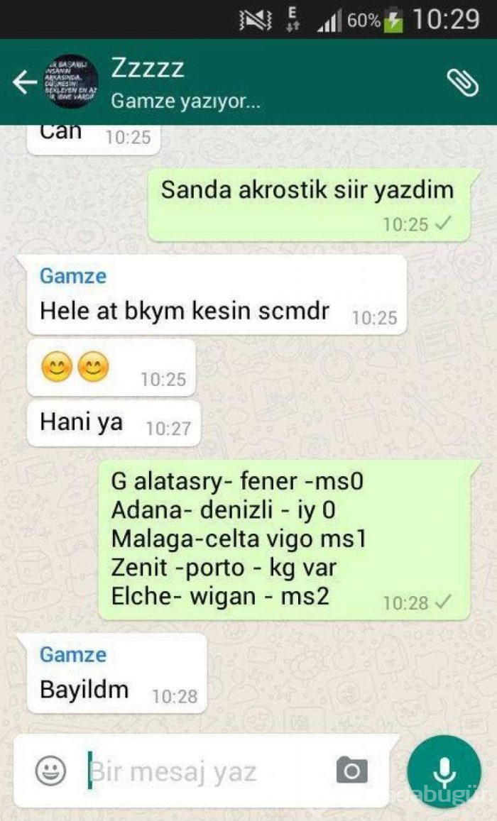 Efsane olan komik mesajlar