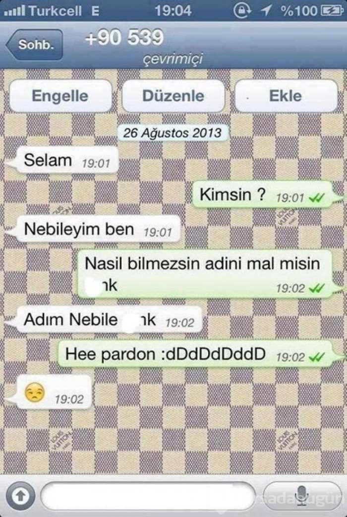 Efsane olan komik mesajlar