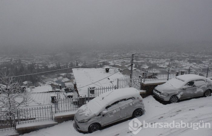 Bursa'yı kar vurdu!