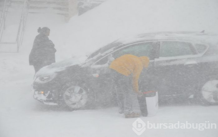 Bursa'yı kar vurdu!