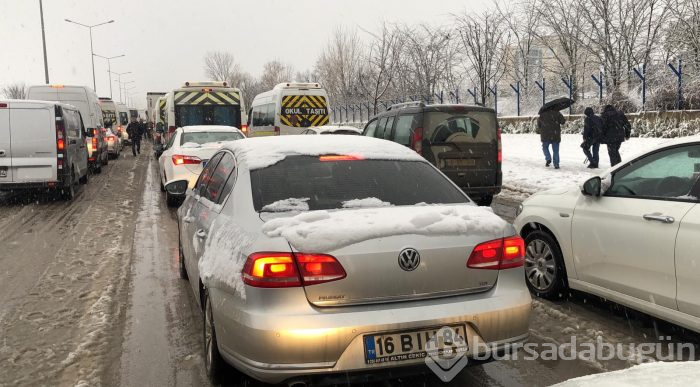 Bursa'yı kar vurdu!