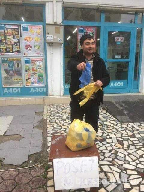 Naylon poşet sosyal medyada...