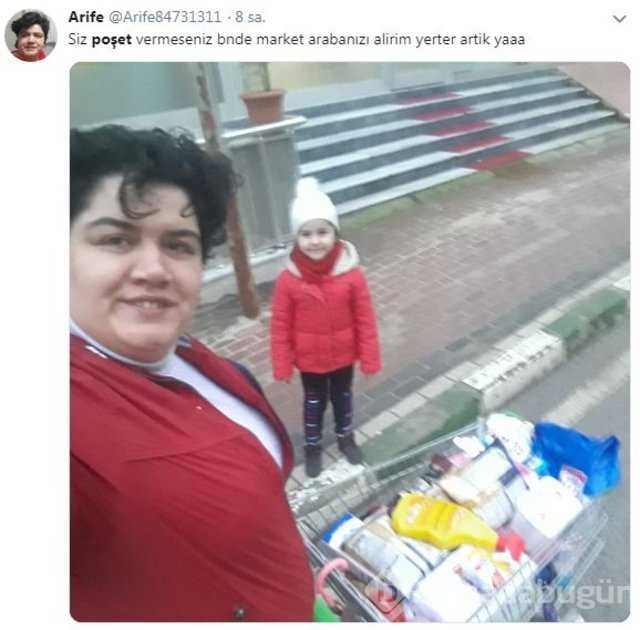 Naylon poşet sosyal medyada...
