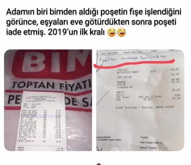 Naylon poşet sosyal medyada...