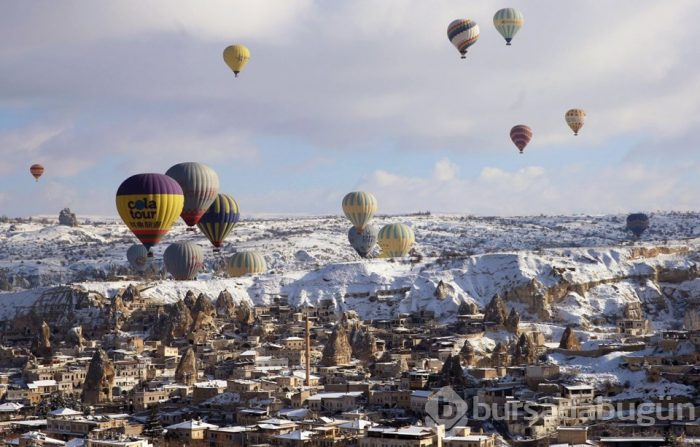  Kapadokya'nın balonları yarım milyon turisti uçurdu 