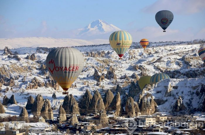  Kapadokya'nın balonları yarım milyon turisti uçurdu 
