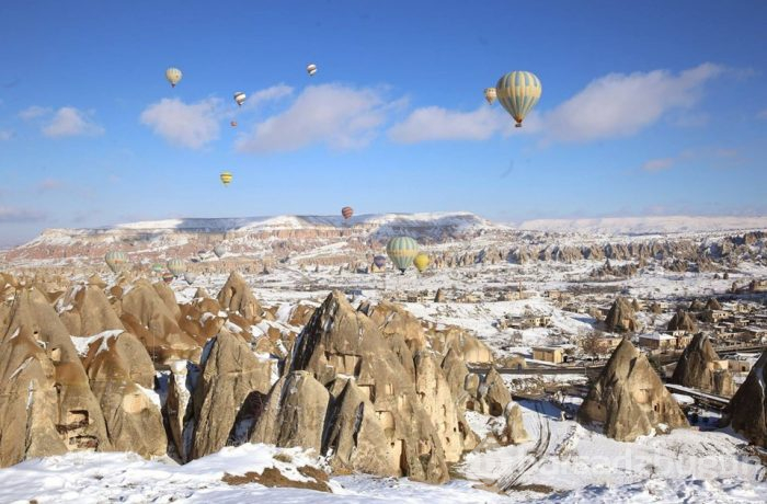  Kapadokya'nın balonları yarım milyon turisti uçurdu 