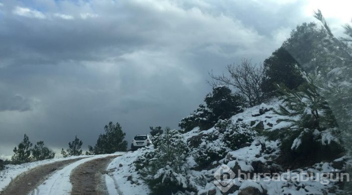 Bodrum'a 4 yıl aradan sonra kar