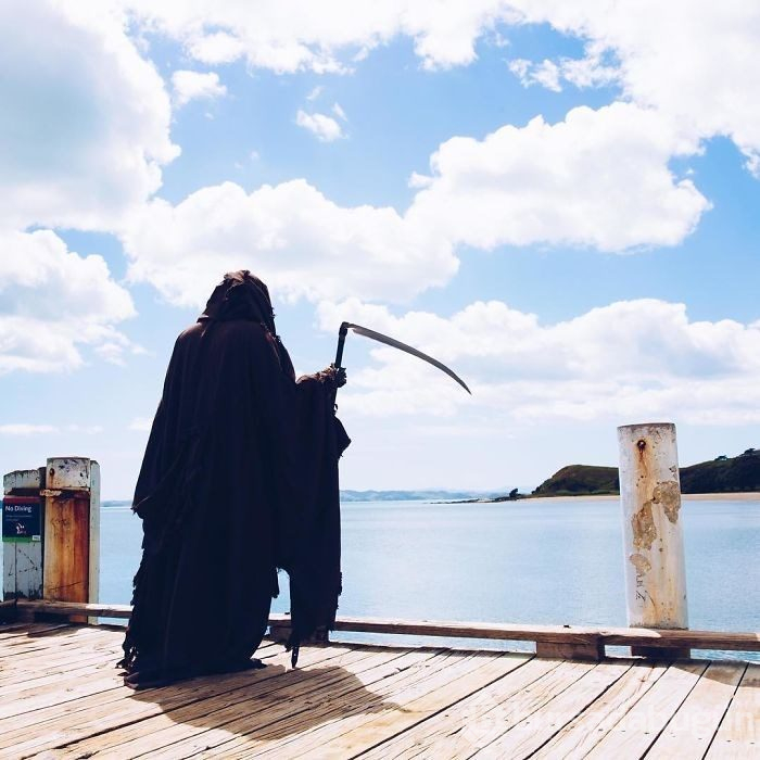 Instagram'ın en sıra dışı gezgin fenomeni: Ölüm Meleği