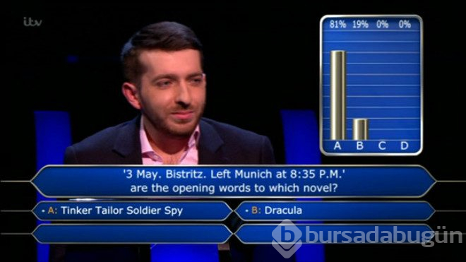  Milyoner'e damga vuran an: seyirciye güvendi, 600 bin tl'den oldu!
