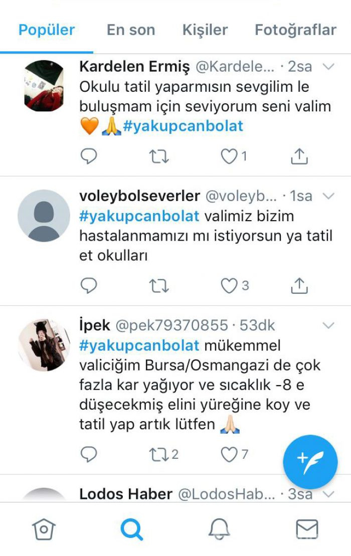 Öğrenciler Bursa Valisi Canbolat'ı mesaj yağmuruna tuttu! 