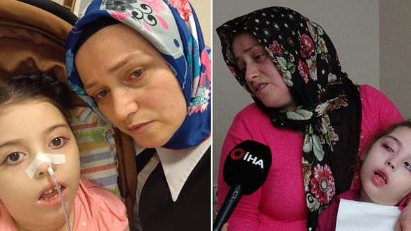 Zeytin çekirdeği küçük kızı felç etti
