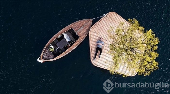 El yapımı yüzen ada