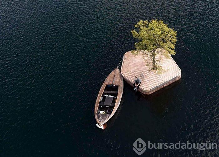 El yapımı yüzen ada