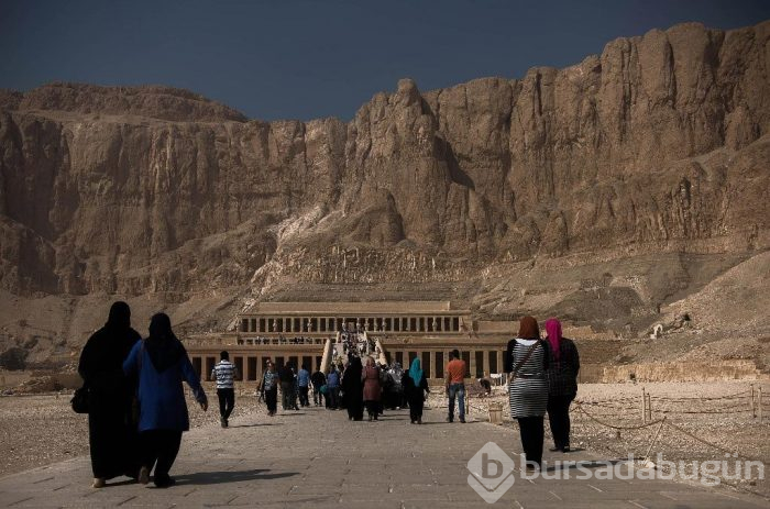 Kadın firavun Hatşepsut'un tapınağı ilgi çekiyor
