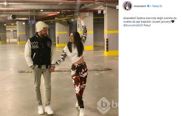 Sinan Akçıl'dan romantik paylaşım
