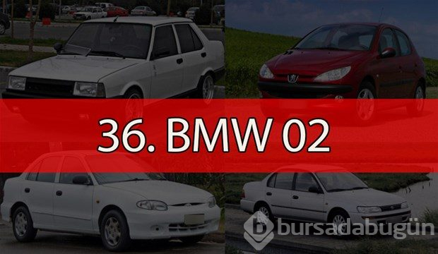 Tarihe karışan 62 otomobil

