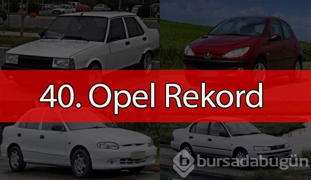 Tarihe karışan 62 otomobil

