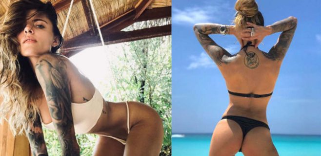 Karius'un sevgilisi Sophia Thomalla meydan okudu: Dişi bir aslan gibi!
