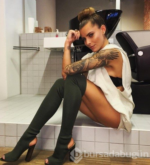 Karius'un sevgilisi Sophia Thomalla meydan okudu: Dişi bir aslan gibi!

