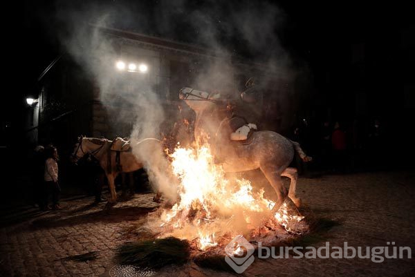 Atlar ateş üstünde yürütüldü! İşte sebebi
