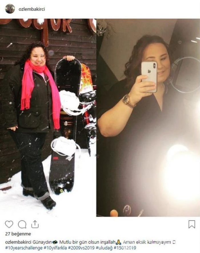 Ünlülerin 10 yıl önce 10 yıl sonra akımı