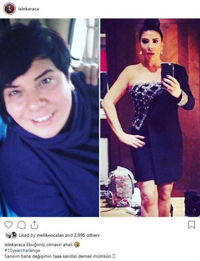 Ünlülerin 10 yıl önce 10 yıl sonra akımı