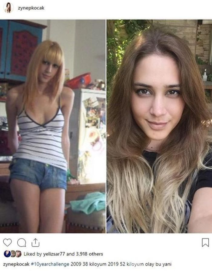Ünlülerin 10 yıl önce 10 yıl sonra akımı